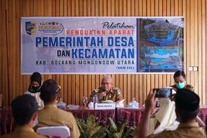 Amin Lasena Buka Secara Resmi Kegiatan Pelatihan Penguatan Aparat Pemdes dan Kecamatan