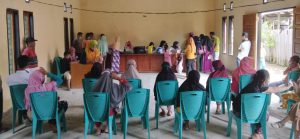 Kapolsek Bersama Danramil  Pantau Vaksinasi di Desa Tanjung Buaya dan Iyok