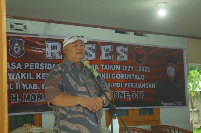 
 Reses Wakil Ketua I DPRD Provinsi Gorontalo Mohamad Kris Wartabone