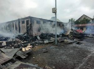 Polres Kotamobagu Hangus Dilalap Sijago Merah