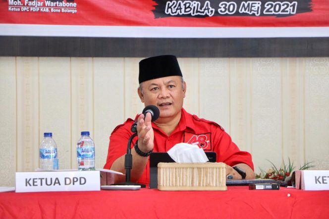 
 Sambut Pemilu 2024, Kris Wartabone : DPD PDIP Provinsi Gorontalo Tegak Lurus Jalankan Instruksi DPP