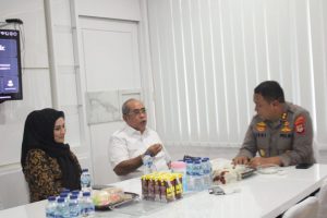 Bahas Kamtibmas, Adhan Dambea Temui Kapolres Gorontalo Kota