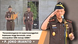 Wujudkan WBK Menuju WBBM, Kejati Gorontalo Gelar Penandatanganan Pakta Integritas