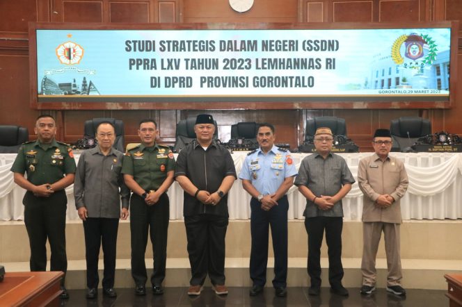 
 Deprov Gorontalo Terima Kunjungan Lemhannas RI PPRA LXV 2023