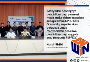 Dukung Organisasi Kepemudaan, Hardi Sidiki Siap Perjuangkan Beasiswa Pendidikan Untuk Anggota dan Pengurus FSPPKG