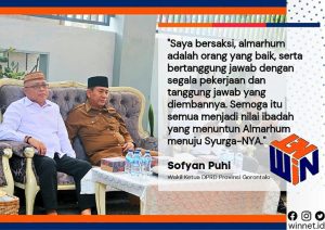 Takziah Hari Ke 5 Almarhum Sutan Rusdi. Sofyan: Saya Bersaksi, Beliau Orang Baik
