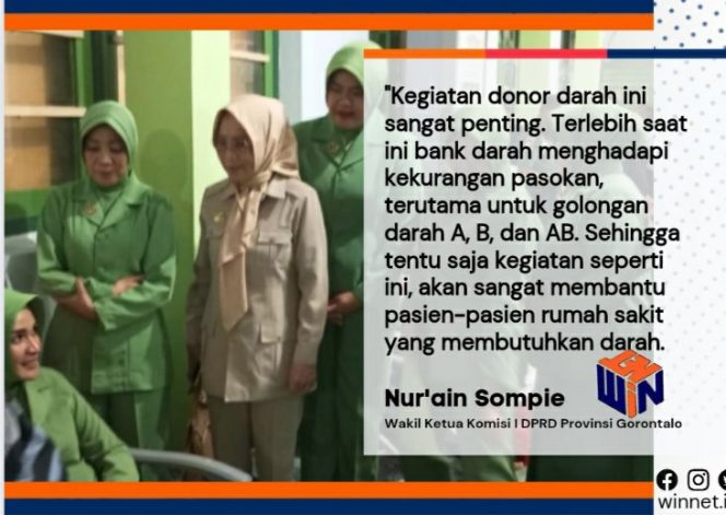 
 Peringati HUT Ke 65, Kodam XIII/Mdk Gorontalo Gelar Donor Darah: DPRD Beri Apresiasi