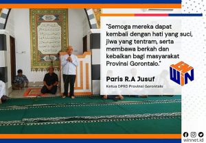 Ketua DPRD Provinsi Gorontalo Lepas Calon Jamaah Haji Pegawai/Staf Sekretariat DPRD