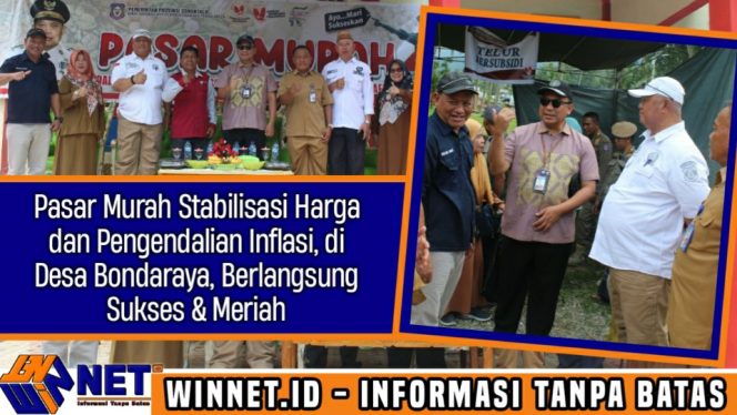 
 Pasar Murah di Desa Bondaraya, Gorontalo: Komitmen Pemerintah Mengendalikan Inflasi