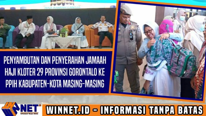 
 Penuh Haru! Espin Tulie Sambut Kepulangan Jamaah Haji Kloter 29 Provinsi Gorontalo