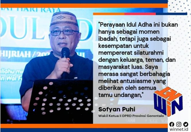 
 Momentum Perayaan Hari Raya Idul ‘Adha: Kuatkan Silaturahmi, Waka II DPRD Provinsi Gorontalo, Gelar Open House