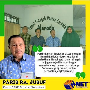 Tinjau Fasilitas: Ketua DPRD Provinsi Gorontalo Kunjungi Rumah Singgah Gorontalo di Malalayang, Sulawesi Utara