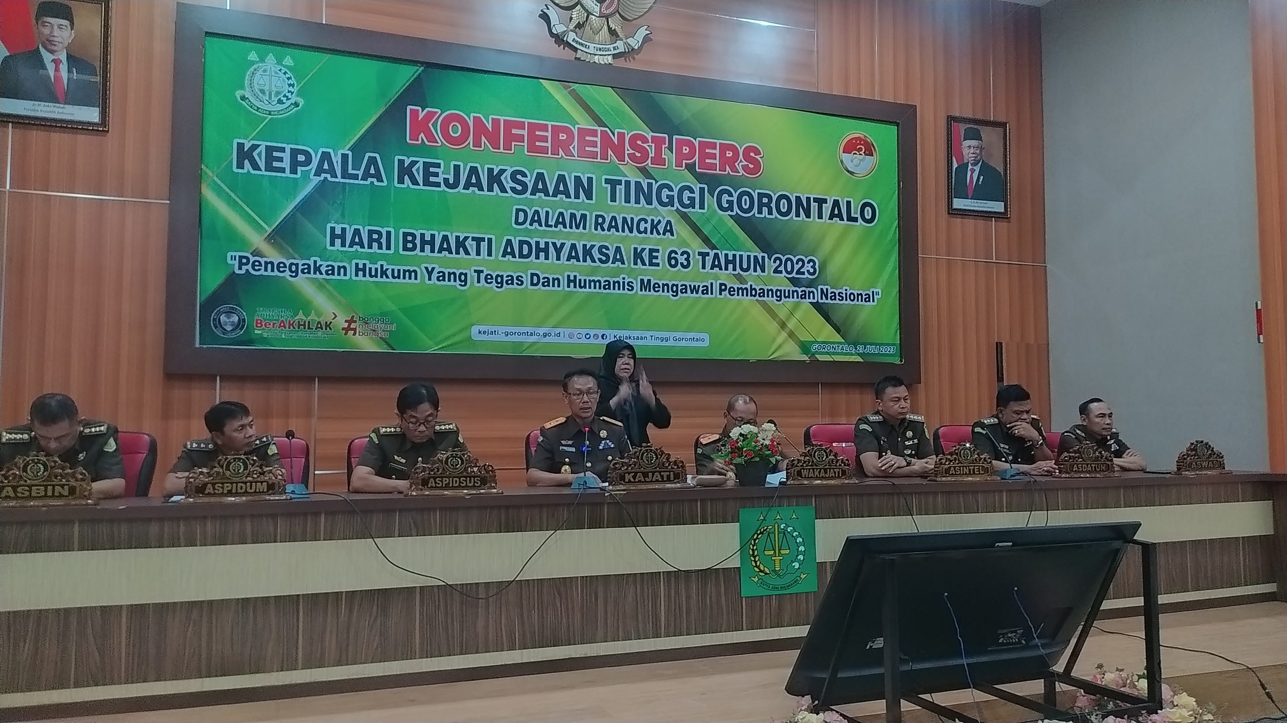 Capaian Kinerja Kejaksaan Tinggi Gorontalo 2023