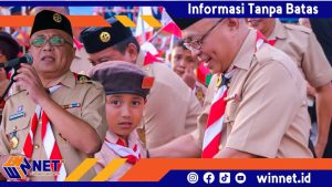 Komitmen Sofyan Puhi Ciptakan Generasi Emas Gorontalo Melalui Pramuka