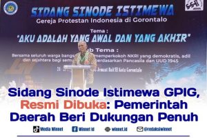 Sidang Istimewa Sinode GPIG 2023, Dimulai: Pemerintah Daerah Beri Dukungan Penuh