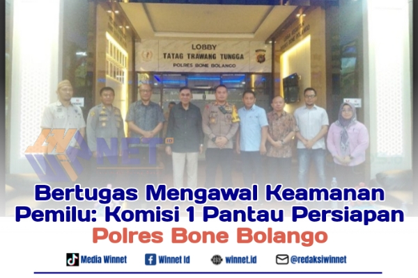 Bertugas Mengawal Keamanan Pemilu: Komisi 1 Pantau Kesiapan Polres Bone Bolango