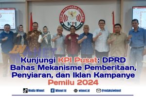 Kunjungi Kantor KPI Pusat: DPRD Bahas Mekanisme Pemberitaan, Penyiaran, dan Iklan Kampanye Pemilu 2024