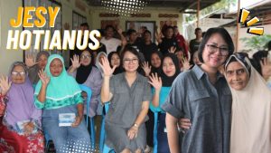 Kampanye, Caleg Nasdem Jesy Hotianus Menuai Pujian Warga