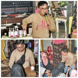 Road show Jullie Beauty Care Meriahkan Arisan Keluarga Sunge, di Limboto