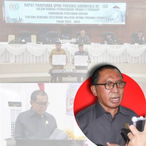DPRD Gorontalo Sahkan Ranperda RT/RW: Bangun Tata Ruang Berkelanjutan dan Pangan Mandiri