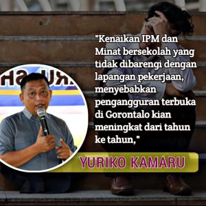 IPM dan Minat dan Lama Bersekolah, Meningkat: Angka Pengangguran di Gorontalo Juga Ikut Meningkat