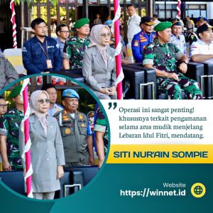 Wakili Unsur Pimpinan DPRD, Siti Nur’ain Sompie Ikuti Apel Gelar Pasukan Operasi Ketupat Otanaha 2024