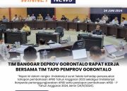Banggar Deprov Gorontalo Gelar Rapat Kerja Bersama TAPD Terhadap Penyesuaian APBD. 2023
