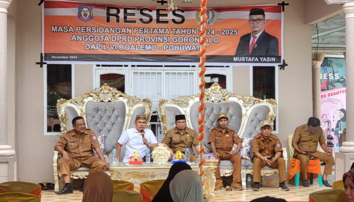 Mustafa Yasin Kawal Aspirasi Masyarakat Di Desa Palopo