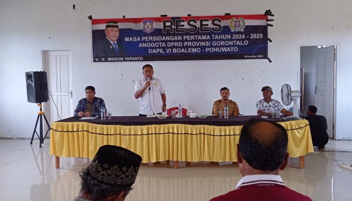 Reses Mikson Yapanto di Kecamatan Popayato: Menampung Aspirasi Masyarakat