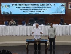 DPRD Provinsi Gorontalo Resmi Bentuk Pansus Permasalahan Kelapa Sawit