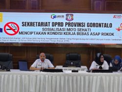 DPRD Provinsi Gorontalo Dukung Penerapan Kawasan Tanpa Rokok di Lingkungan Kerja