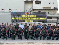 Ketua DPRD Gorontalo Sambut 450 Prajurit Yonif 715/Motuliato Pulang Tugas dari Perbatasan RI–PNG