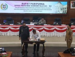 DPRD Provinsi Gorontalo Tetapkan Rekomendasi Tata Kelola Perkebunan Kelapa Sawit Melalui Rapat Paripurna