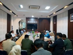 Komisi I DPRD Gorontalo Bahas Rekrutmen Tim Pakar, Umar Karim: Seleksi Terbuka dan Transparan