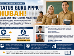 Status Guru PPPK Diubah, Peluang Jadi PNS Terbuka Mulai 2027