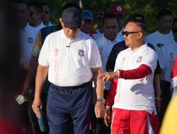 Ketua DPRD Gorontalo Hadiri Pencanangan HUT ke-81 RI, Serukan Semangat Nasionalisme dan Gotong Royong di Danau Perintis
