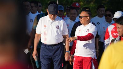 Ketua DPRD Gorontalo Hadiri Pencanangan HUT ke-81 RI, Serukan Semangat Nasionalisme dan Gotong Royong di Danau Perintis