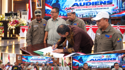 Terima Aspirasi FSPMI, Ridwan Monoarfa Teken Rekomendasi untuk DPR RI