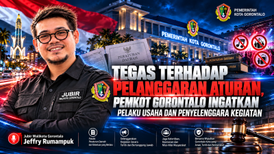 Tegas Terhadap LGBT, Pemkot Gorontalo Ingatkan Pelaku Usaha dan Penyelenggara Kegiatan