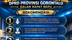 DPRD Provinsi Gorontalo Keluarkan Sejumlah Rekomendasi Terkait Dugaan Pungli di Samsat Kabupaten Gorontalo